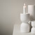 Ceramic Taper Candle Holder - 6.25" - White
