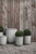 Glazed Planter Pots - 23.5" - Light Gray - Set of 4