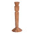 Textured Ceramic Taper Candle Holder - 11" - Brown