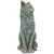 King Olav V Norwegian Forest Cat Outdoor Garden - 25.5"