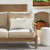 Corded Edge Diamond Rectangular Outdoor Lumbar Throw Pillows - 20" - Cream - Set of 2