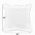 Diamond Knife Edged Square Throw Pillow - 16" - Red and White - Set of 2