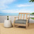 Solid Knife Edge Deep Outdoor Seating Cushion - 22.5" - Charcoal Gray