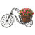 Three Wheeled Bicycle Planter - 20.75" - Black