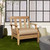 Solid Round Front Deep Outdoor Seating Cushion - 25" - Brown