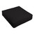 Upholstered Corded Deep Seating Outdoor Cushion - 27" - Black