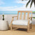Upholstered Knife Edged Deep Seating Outdoor Cushion - 27" - Beige