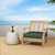 Solid Knife Edge Deep Outdoor Seating Cushion - 23.5" - Green