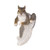 Climbing Chip Squirrel Outdoor Statue - 11.25" - White and Brown