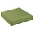 Solid Round Front Deep Outdoor Seating Cushion - 23.5" - Moss Green