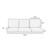 6-Piece Outdoor Patio Deep Seating Sofa Cushion Set - 23.5" - Tan Brown