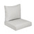 2-Piece Knife Edged Patio Deep Seating Pillow and Cushion Set - 25" - Tan