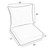 2-Piece Knife Edged Outdoor Deep Seating Pillow and Cushion Set - 29" - Gray