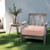 Diamond Corded Deep Outdoor Seating Cushion - 27" - Red