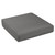 Solid Round Front Deep Outdoor Seating Cushion - 30" - Gray