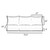 6-Piece Outdoor Patio Deep Seating Sofa Pillow and Cushion Set - 23.5" - Gray
