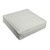 Striped Corded Deep Outdoor Seating Cushion - 30" - Gray and White