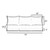 6-Piece Striped Deep Seating Outdoor Sofa Pillow and Cushion Set - 25" - Gray