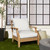 2-Piece Outdoor Patio Deep Seating Pillow and Cushion Set - 22.5" - Beige