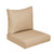 Solid Deep Seating Outdoor Pillow and Cushion Set - 29" - Brown