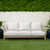 6-Piece Deep Seating Solid Outdoor Sofa Pillow and Cushion Set - 22.5" - Beige