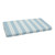 Striped Rectangular Outdoor Bench Cushion - 42" - Blue
