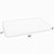Geometric Outdoor Bench Cushion - 48" - Beige and Gray