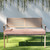 Diamond Outdoor Patio Corded Bench Cushion - 37" - Red and White