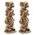 Medium Evil Elephants Outdoor Garden Statues - 10" - Set of 2