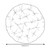 Round Tufted Outdoor Papasan Cushion - 44" - Blue