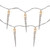 Icicle String Christmas Light Set - Warm White - 4.5' Clear Wire - 10ct