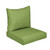 Solid Deep Seating Outdoor Pillow and Cushion Set - 25" - Green