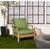 Solid Deep Seating Outdoor Pillow and Cushion Set - 25" - Green