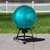 Wave Outdoor Garden Gazing Ball - 10" - Turquoise