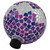 Mosaic Floral Outdoor Garden Gazing Ball - 10" - Purple, Pink and Silver