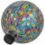 Mosaic Window Pane Outdoor Garden Gazing Ball - 10" - Multi-Color