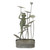 Frog with Foliage Outdoor Garden Water Fountain - 47.25"