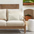 Knife Edge Diamond Rectangular Outdoor Lumbar Throw Pillows - 24" - Cream - Set of 2