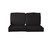 4-Piece Outdoor Loveseat Cushion Set - 23.5" - Black