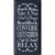 18" Blue and White Rectangular Porch Rules Wood Porch Board Sign Decoration