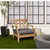 Solid Round Front Deep Outdoor Seating Cushion - 29" - Charcoal Gray