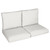 4-Piece Upholstered Outdoor Loveseat Cushion Set - 25" - Beige