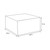 Solid Square Outdoor Patio Bean Pouf Ottoman - 30" - Parrot Green