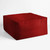 Square Outdoor Bean Pouf Ottoman - 30" - Red