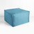 Solid Square Outdoor Bean Pouf Ottoman - 23" - Sky Blue