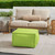 Solid Square Outdoor Bean Pouf Ottoman - 23" - Lime Green