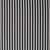 Striped Square Outdoor Patio Bean Pouf Ottoman - 23" - Black and White