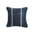 Striped Square Patio Outdoor Throw Pillow - 18" - Blue and White