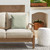 Solid Square Outdoor Patio Throw Pillow - 20" Green