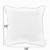 Solid Square Outdoor Patio Throw Pillow - 18" - Gray